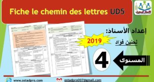 LE CHEMIN DES LETTRES 4AEP UD5